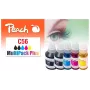 Peach 321698 wkład atramentowy 5 szt. Kompatybilny Standardowa wydajność Czarny, Cyjan, Purpurowy, Żółty