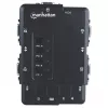 Manhattan KVM Switch Compact 4-Port, 4x USB-A, w komplecie kable, obsługa audio, sterowanie 4 komputerami za pomocą jednej myszy/klawiatury/ekranu, czarny, dożywotnia gwarancja, w opakowaniu