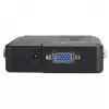 Manhattan KVM Switch Compact 4-Port, 4x USB-A, w komplecie kable, obsługa audio, sterowanie 4 komputerami za pomocą jednej myszy/klawiatury/ekranu, czarny, dożywotnia gwarancja, w opakowaniu