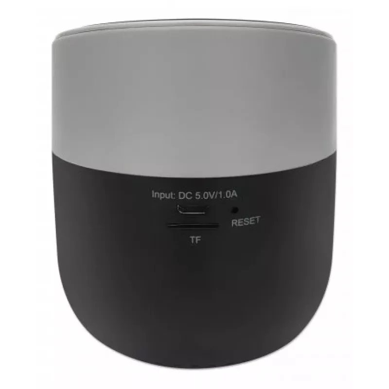 Manhattan Metaliczny Głośnik Bluetooth z Bezprzewodową Ładowarką, Przyzwoita Moc Wyjściowa (3W), Czas Odtwarzania 3 godziny, Bezprzewodowa Ładowarka 5W, Zintegrowane Sterowanie, Zasięg 10 m, Czytnik kart microSD, Kabel ładujący USB-A w zestawie, Bluetooth 5.0, 3 Lata Gwarancji