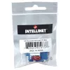 Intellinet Keystone Jack, Cat6, UTP, do zaciskania, niebieski, płaski, niebieski, RJ-45, żeński, 22/26, Cat6