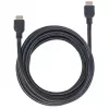 Kabel Manhattan HDMI 4K@60Hz z Ethernetem – atest CL3, 5 m, do montażu w ścianie, do wszystkich zastosowań 4K i 1080p/HD – przy modernizacji teraz lub gotowy na przyszłość, wtyk męski na wtyk męski, czarny, Ultra HD 4Kx2K, dożywotnia gwarancja, Premium High Speed