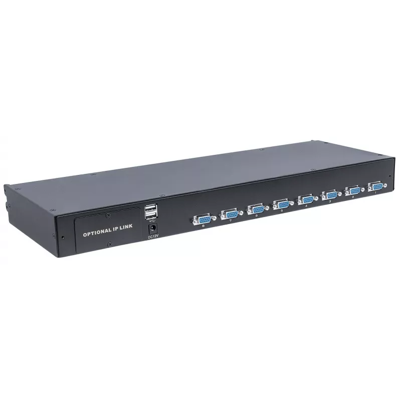 Intellinet Modular 8-Port VGA KVM Switch, For Use with Product Numbers For Use with Product Numbers 507622, 507738, 507981, 507998, 508025, 508032, 508049 & 508056