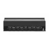 Intellinet Patch Panel, Cat6a, FTP, 8-portowy, biurkowy, ekranowany, bloki uderzeniowe 90° od góry, czarny