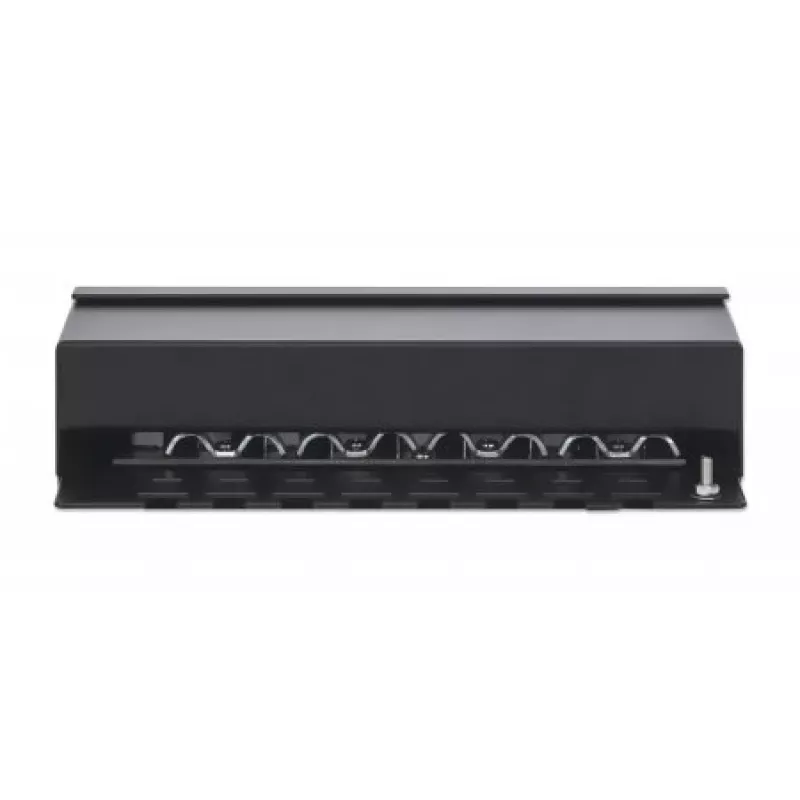 Intellinet Patch Panel, Cat6a, FTP, 8-portowy, biurkowy, ekranowany, bloki uderzeniowe 90° od góry, czarny