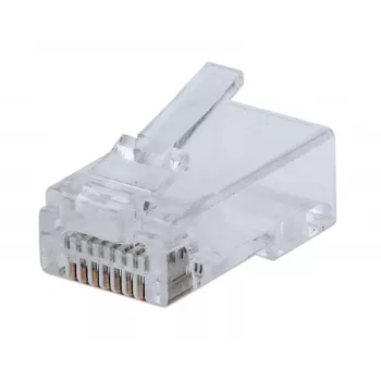 Intellinet 791090 złącze przewodowe RJ45 przezroczyste