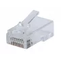 Intellinet 791090 złącze przewodowe RJ45 przezroczyste