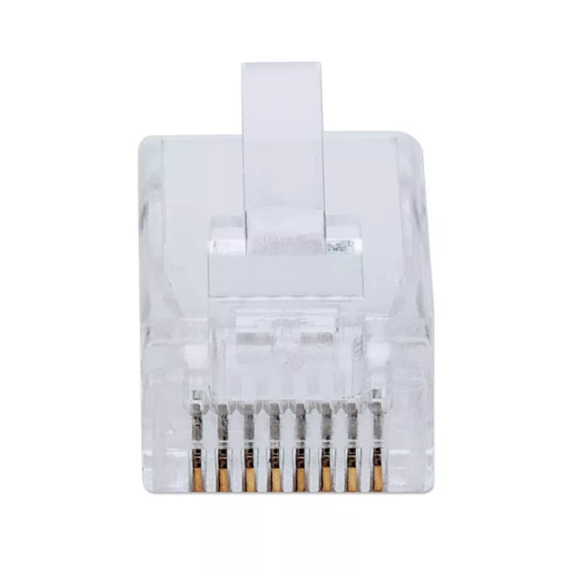 Intellinet 791090 złącze przewodowe RJ45 przezroczyste