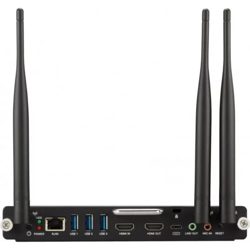 Viewsonic VPC-A31-O1 komputer/stacja robocza 8 GB DDR4-SDRAM 128 GB SSD Slot-in PC Mini PC Czarny