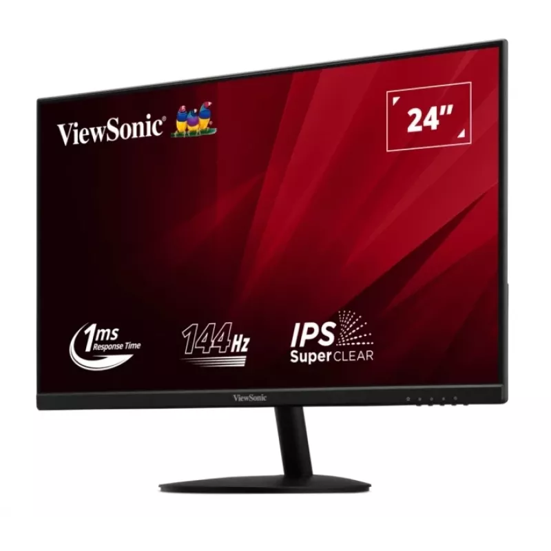 Viewsonic VA VA24E2-H monitor komputerowy 60,5 cm (23,8 inch) 1920 x 1080 pikseli Full HD LED Czarny
