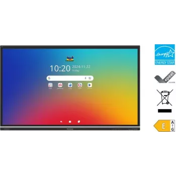 Viewsonic IFP7551 Wyświetlacz interaktywny tablica 190.5 cm (75 cali) 3840 x 2160 pikseli Dotykowy Czarny
