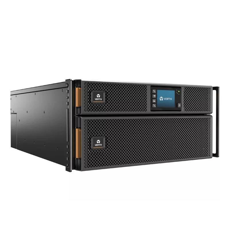 Vertiv Liebert GXT5 UPS z podwójną konwersją online - 8000VA/8000W | 230V | Z zestawem do montażu w szafie rack i kartą komunikacyjną Intellislot RDU101 | GXT5-8000IRT5UXLN