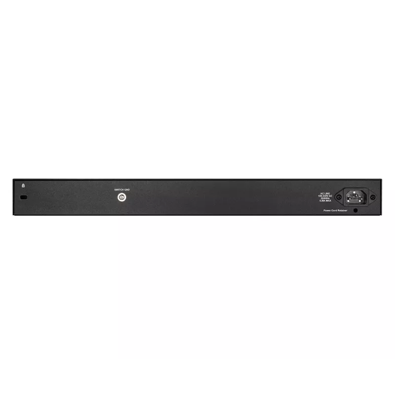 D-Link 28-portowy inteligentny przełącznik zarządzalny Gigabit PoE z 4 portami Combo