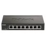 D-Link 8-Port PoE Gigabit Smart Managed Switch, zarządzalny, L2/L3, Gigabit Ethernet (10/100/1000), pełny dupleks, Power over Ethernet (PoE)