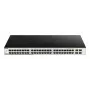 D-Link DGS-1210-52/ME Zarządzalny przełącznik L2 Gigabit Ethernet (10/100/1000) 1U Czarny