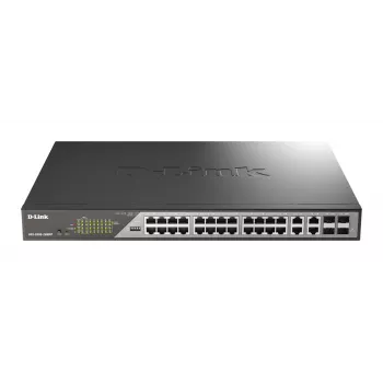 D-Link DSS-200G-28MPP przełącznik sieciowy zarządzalny L2 Gigabit Ethernet (10/100/1000) Power over Ethernet (PoE) 1U szary