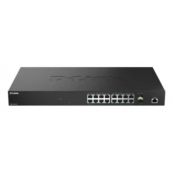 D-Link 18-portowy inteligentny przełącznik zarządzalny 2.5G Multi-Gigabit z 2 portami 10G SFP+