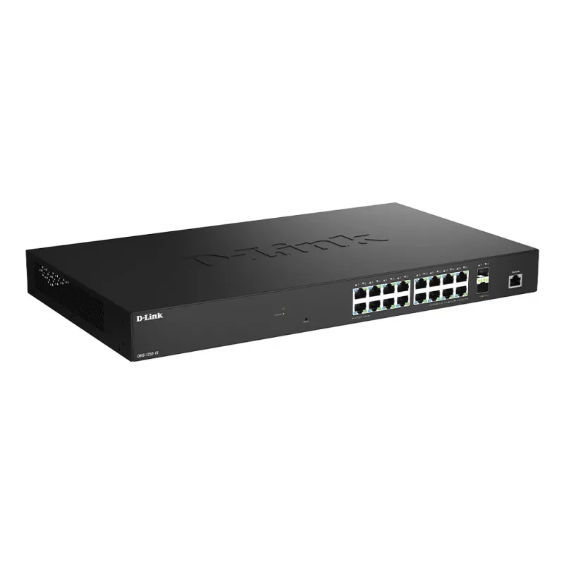 D-Link 18-portowy inteligentny przełącznik zarządzalny 2.5G Multi-Gigabit z 2 portami 10G SFP+
