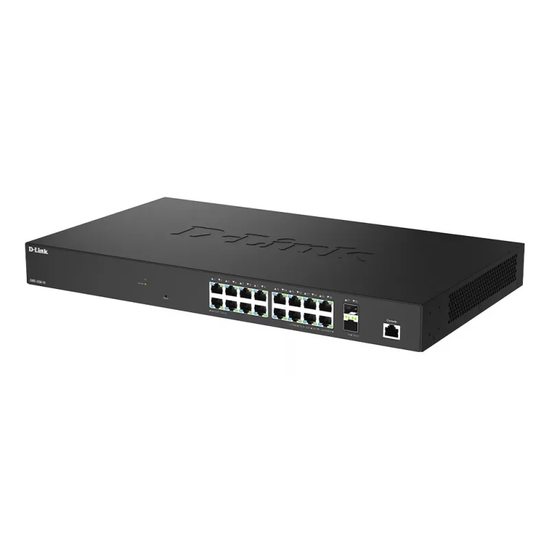 D-Link 18-portowy inteligentny przełącznik zarządzalny 2.5G Multi-Gigabit z 2 portami 10G SFP+