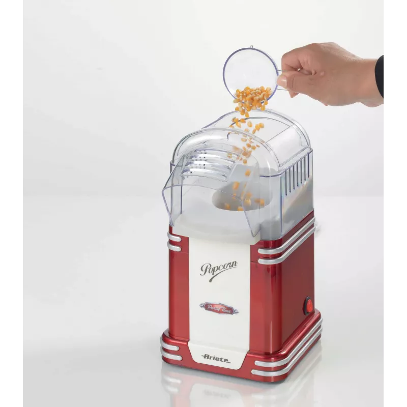 Ariete 2954 popcorn popper Czerwony, Biały 2 min 1100 W