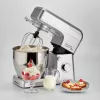 Ariete 1598 Gourmet Professional 7L Metal - mikser planetarny z blenderem - misa ze stali nierdzewnej - 7 l - dzbanek szklany - 1200 watów - 6 prędkości