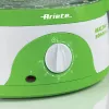 Ariete 911 Healthy Steam - Parowar elektryczny - 3 kosze - Pojemnik na ryż - Timer 60' - 800 Watt - 9 litrów - Biały i zielony