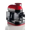 Ekspres do kawy Ariete 1318 Moderna ze zintegrowanym młynkiem, do ziaren i kawy mielonej, spieniacz mleka, dysza do cappuccino, 1 i 2 filiżanki, 1080 W, 800 ml, czerwony