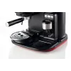 Ekspres do kawy Ariete 1318 Moderna ze zintegrowanym młynkiem, do ziaren i kawy mielonej, spieniacz mleka, dysza do cappuccino, 1 i 2 filiżanki, 1080 W, 800 ml, czerwony