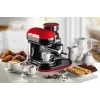 Ekspres do kawy Ariete 1318 Moderna ze zintegrowanym młynkiem, do ziaren i kawy mielonej, spieniacz mleka, dysza do cappuccino, 1 i 2 filiżanki, 1080 W, 800 ml, czerwony