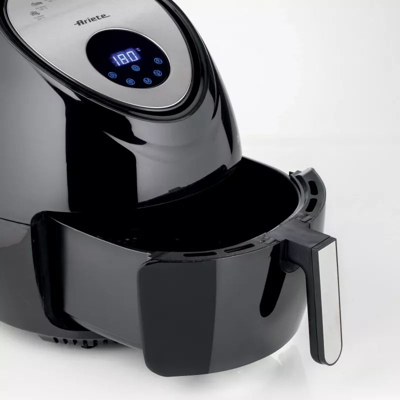 Ariete 4618 Airy Fryer XXL - Frytkownica powietrzna - Usmaż 2,5 kg frytek - 7 litrów - Gotowanie bez oleju i tłuszczu - 1800 W - czarny