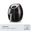 Ariete 4618 Airy Fryer XXL - Frytkownica powietrzna - Usmaż 2,5 kg frytek - 7 litrów - Gotowanie bez oleju i tłuszczu - 1800 W - czarny