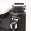 Ariete 1318 Moderna Ekspres do kawy z wbudowanym młynkiem, do ziaren i kawy mielonej, spieniacz do mleka do cappuccino, filtr na 1 i 2 filiżanki, 1080 W, 800 ml, biały