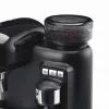 Ariete 1318 Moderna Espresso Machine z Integrated Coffee Grinder, For Coffee Beans and Ground Coffee, Milk Frothing Cappuccino Maker, 1 and 2 Cup Filter, 1080 W, 800 cc, Czarny