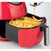 Ariete 4618 Airy Fryer XXL - Frytkownica powietrzna - Smaży 2,5 kg frytek - 7 litrów - Gotowanie bez oleju i tłuszczu - 1800 W - Czerwony