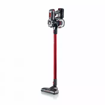 Ariete 2757 22v Lithium - Bezprzewodowa miotła elektryczna - 3 poziomy filtracji - akumulator Li-Ion 2200 mAH - zestaw akcesoriów w zestawie - czerwony