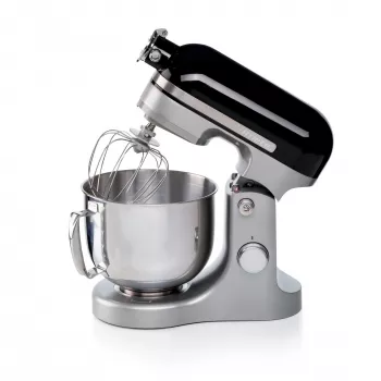 Ariete Moderna Czarny Mixer, mikser stojący, czarny, ubijanie, zagniatanie, mieszanie, 5,5 l, obrotowy, aluminium