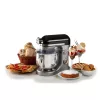 Ariete Moderna Czarny Mixer, mikser stojący, czarny, ubijanie, zagniatanie, mieszanie, 5,5 l, obrotowy, aluminium