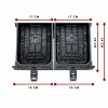 Ariete 4623 Airy Fryer Dual, Frytkownica beztłuszczowa z podwójnym koszem, 1700 W, pojemność 8 l, 3 funkcje gotowania, Cyfrowy panel dotykowy LED, 8 programów automatycznych, Zegar, 2 kosze, Czarny