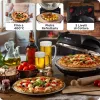Ariete 917 Piec do pizzy - Pizza w 4 minuty - Kamienna płyta szamotowa z powłoką nieprzywierającą - Maksymalna temperatura 400 ° - 1200 W - Wyłącznik czasowy 30' - Czarny