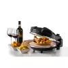 Ariete 917 Piec do pizzy - Pizza w 4 minuty - Kamienna płyta szamotowa z powłoką nieprzywierającą - Maksymalna temperatura 400 ° - 1200 W - Wyłącznik czasowy 30' - Czarny