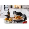 Ariete 917 Piec do pizzy - Pizza w 4 minuty - Kamienna płyta szamotowa z powłoką nieprzywierającą - Maksymalna temperatura 400 ° - 1200 W - Wyłącznik czasowy 30' - Czarny