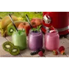 Ariete Moderna Czerwony Blender szklany dzbanek, Blender stołowy, 1,5 l, Funkcja pulsacyjna, Kruszenie lodu, 1000 W, Czerwony