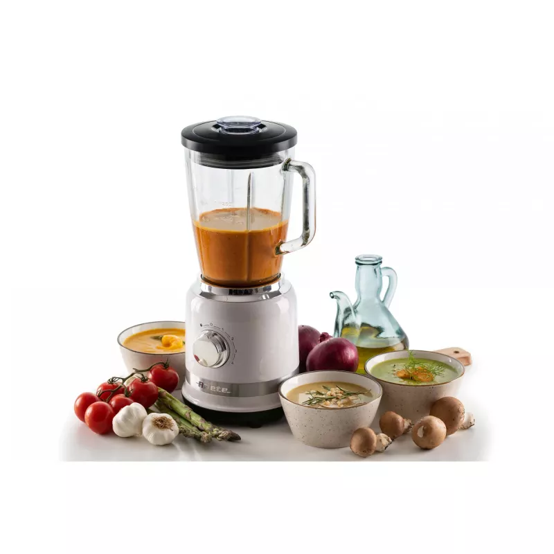 Ariete Moderna Blender biały ze szklanym dzbanem