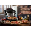 Ariete 927 Pizzeria, podwójny piec do pizzy, 2 pizze w 4 minuty, 2300 W, 2 kamienie szamotowe, 2 termostaty, średnica 32 cm, 5 poziomów pieczenia, 2 łopatki ze stali nierdzewnej, czerwony