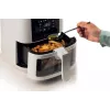 Ariete 4626 Airy Fryer 6L, frytkownica beztłuszczowa, 1300 W, pojemność 6 l, pojemność gotowania 2,5 kg, 8 programów ustawionych, temperatura do 200°, przezroczysty kosz do kontroli gotowania, czarny
