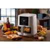 Ariete 4626 Airy Fryer 6L, frytkownica beztłuszczowa, 1300 W, pojemność 6 l, pojemność gotowania 2,5 kg, 8 programów ustawionych, temperatura do 200°, przezroczysty kosz do kontroli gotowania, czarny