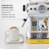 Ekspres do kawy Ariete 1389 Positano, 850 W, pojemność zbiornika 0,9 l, filtr na 1 lub 2 filiżanki, tacka ociekowa, spieniacz do mleka