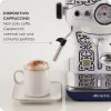 Ekspres do kawy Ariete 1389 Capri, 850 W, pojemność zbiornika 0,9 l, filtr na 1 lub 2 filiżanki, tacka ociekowa, spieniacz mleka