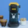 Ekspres do kawy Ariete 1399 Espresso, do kawy mielonej i saszetek ESE, 1300 W, pojemność 1,1 l, ciśnienie 15 barów, filtry na 1, 2 filiżanki i saszetki ESE, Cappuccino, żółty