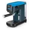 Ekspres do kawy Ariete 1399 Espresso, do kawy mielonej i saszetek ESE, 1300 W, pojemność 1,1 l, ciśnienie 15 barów, filtr na 1, 2 filiżanki i saszetki ESE, Cappuccino, niebieski